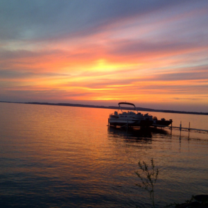 Lake Miltona at Sunset