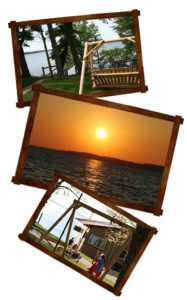 Picture frames of resort outdoor spots