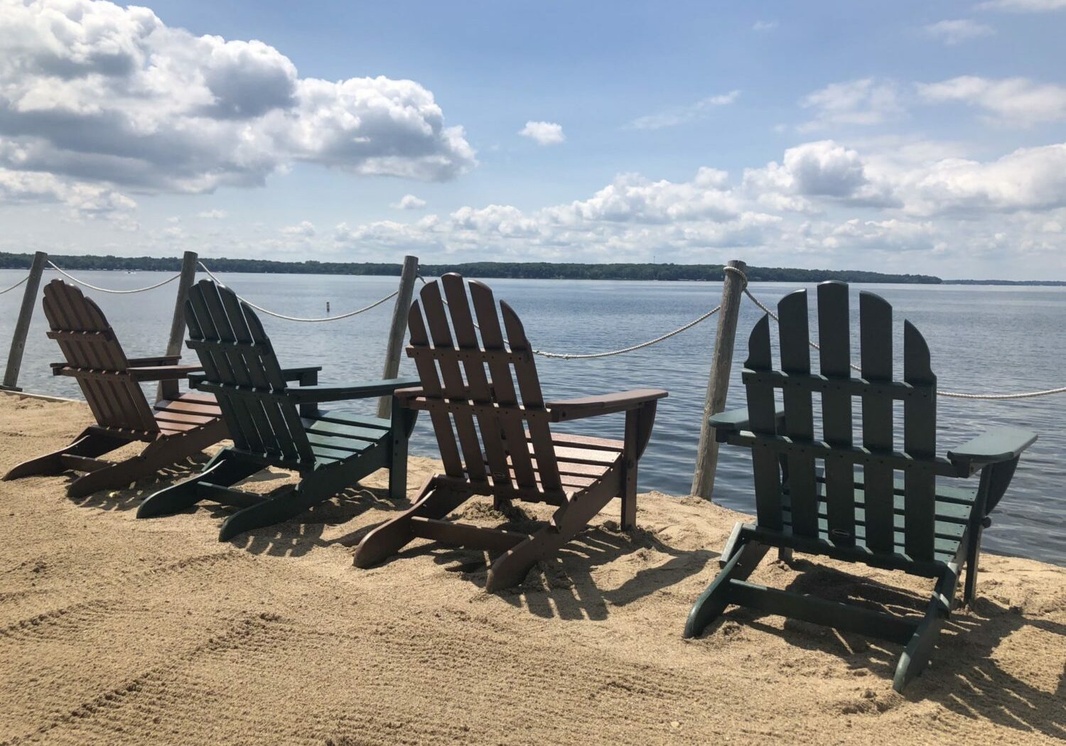 Chairs at the lake